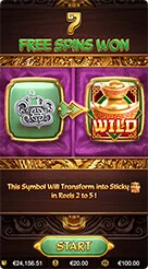 Jewels of Prosperity · Gunakan tombol plus, minus, turbo, dan periksa menu bantuan sebelum memulai putaran.